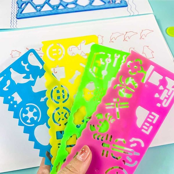 Versatile Magic Ruler Versatile Magic Primary School Students Multi functional Animal Ten ...