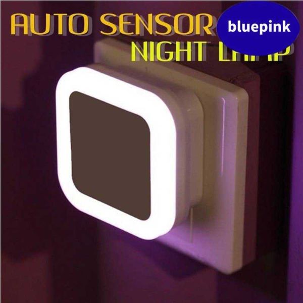 Auto Motion Sensor LED Night Light Lamps Bedroom Wall Mounted Auto On ...