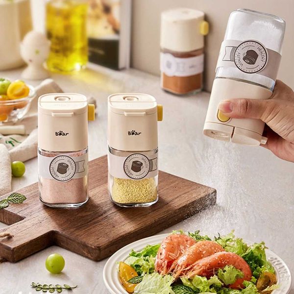 Kitchen Salt Quantitative Salt Shaker Seasoning Box Kitchen Household Salt Control ...