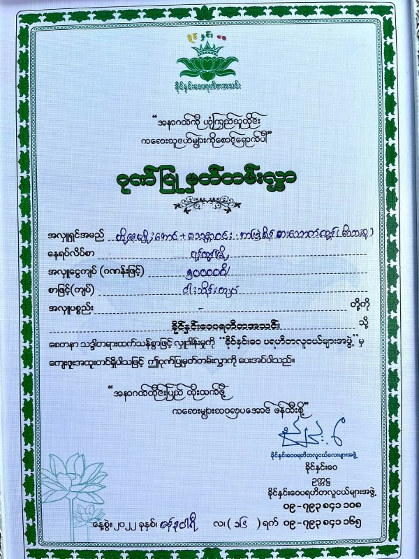 Photo Credit- Nay Myo Aung