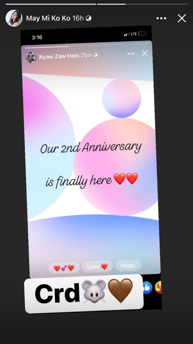 Photo Credit : May Mi Ko Ko's FB Story