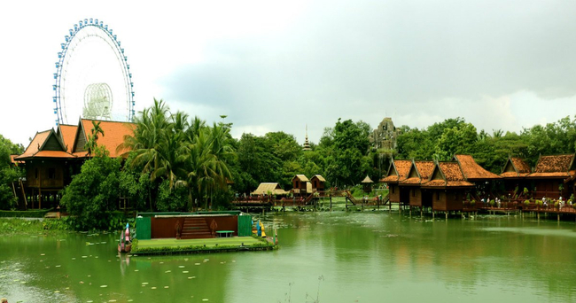 ទិដ្ឋភាពនៅក្នុងភូមិវប្បធម៌កម្ពុជា