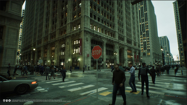Unreal Engine 5 ရဲ့မြို့မော်ဒယ် (image via Epic Games)