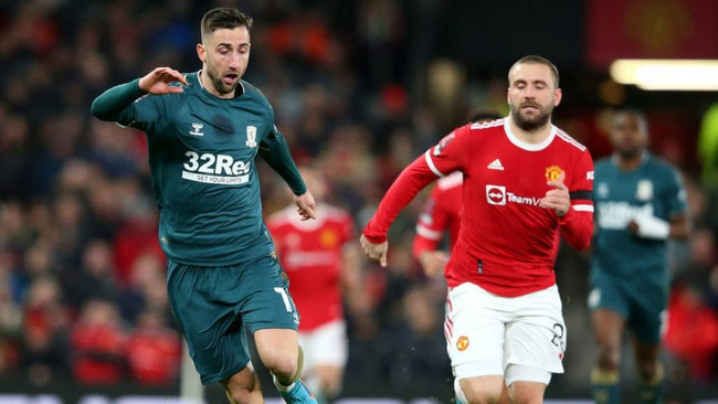 រប្រកួតរវាង Manchester United និង Middlesbrough
