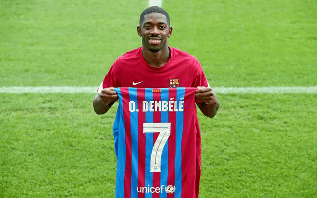  កីឡាករ Osmane Dembele