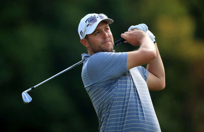 កីឡាករ Matthew Southgate របស់អង់គ្លេសចូលរួមនាំមុខក្នុងព្រឹត្តិការណ៍ Porsche European Open (Adam Davy / PA)