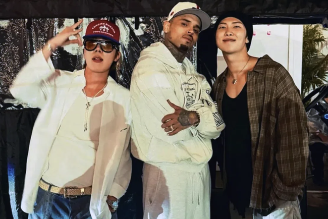 J-hope Chris Brown RM