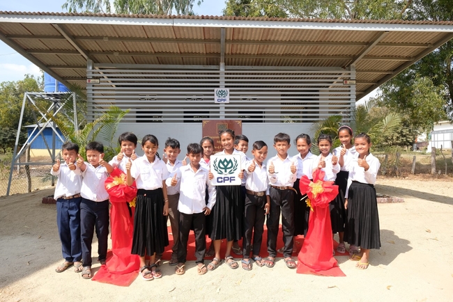 ស៊ីភីបានសាងសង់បន្ទប់ទឹកសម្រាប់សិស្សានុសិស្សឱ្យទទួលបានអនាម័យ និងសុខភាពល្អ