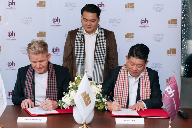 Gordon Ramsay, Oknha Koy Le San & Dato Jack Yap