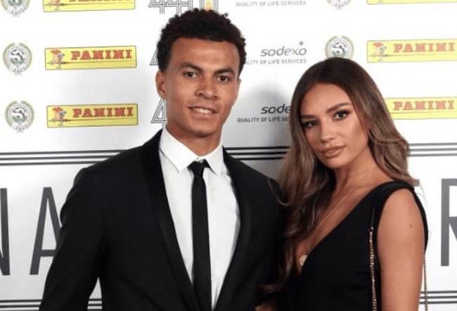  ខ្សែបម្រើ Dele Alli និងអតីតមិត្តស្រី Ruby Mae