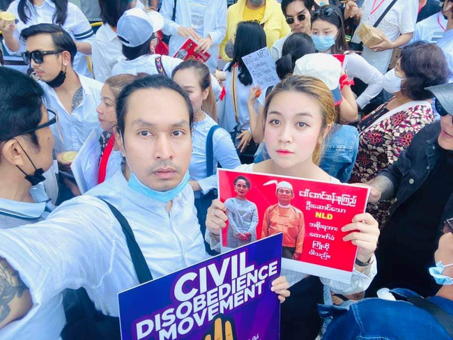 Photo Credit: Thazin Htoo Myint ' s Facebook Acc