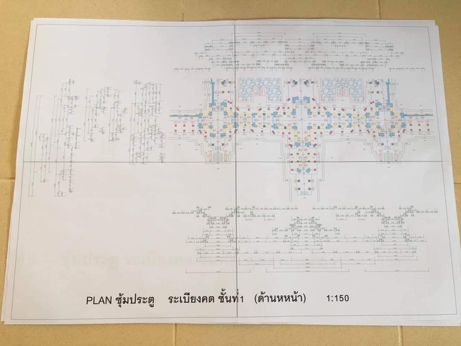 គ្រោងការ ប្រាសាទនៅថៃ