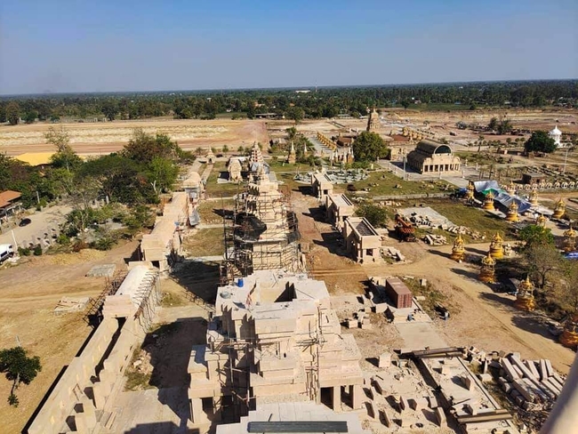  ប្រាសាទនៅថៃកំពុងសាងសង់