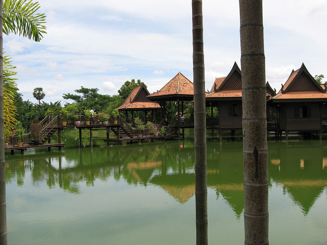 ទិដ្ឋភាពនៅក្នុងភូមិវប្បធម៌កម្ពុជា