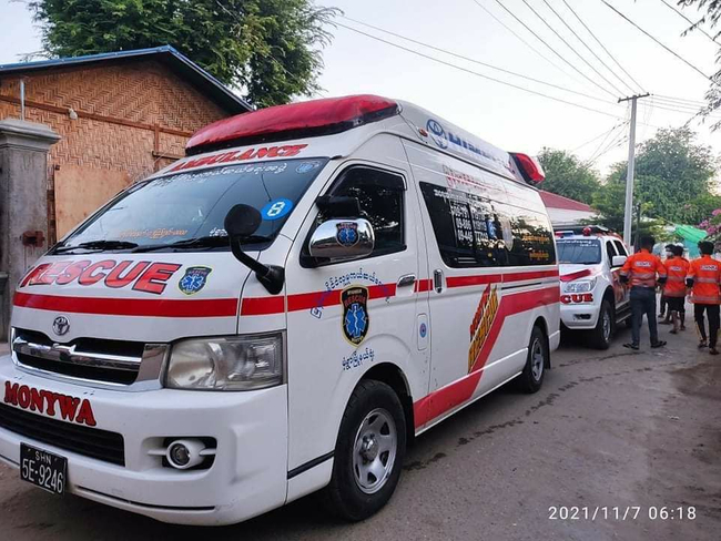 Photo Credit -မြန်မာနိုင်ငံလူမှုကယ်ဆယ်ရေးအဖွဲ့ မုံရွာမြို့