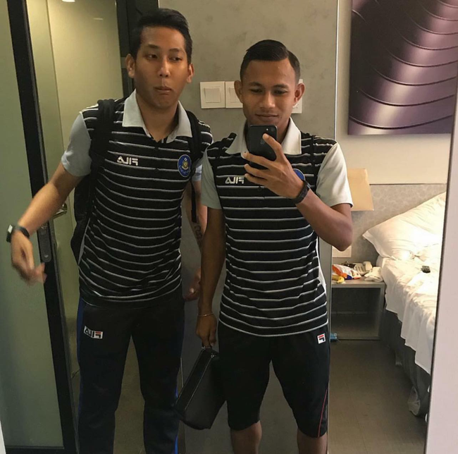 កីឡាករ ចាន់ វឌ្ឍនាកា និង Faisal Halim
