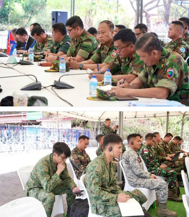 ក្រុមលេខាធិការដ្ឋាននៃគណៈកម្មាធិការព្រំដែនថ្នាក់យោធភូមិភាគកម្ពុជា-ថៃ ...