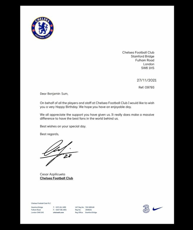 Photo Credit : Benjamin Sum's Facebook Acc