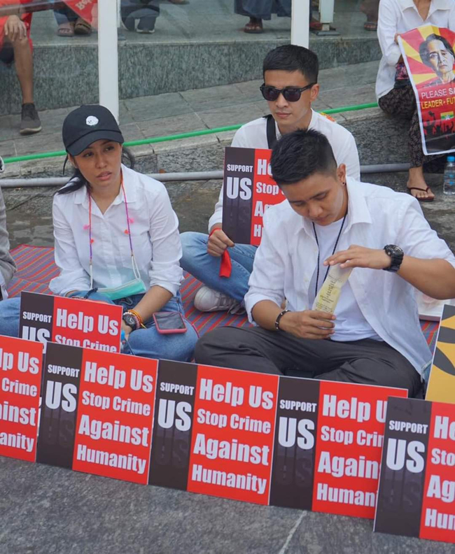 Photo credit- Mya Hnin Yee Lwin's Facebook acc