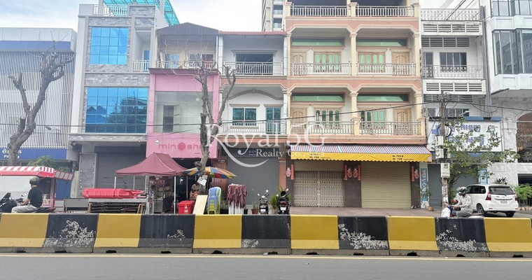Shophouse For Rent Khan Toul Kork