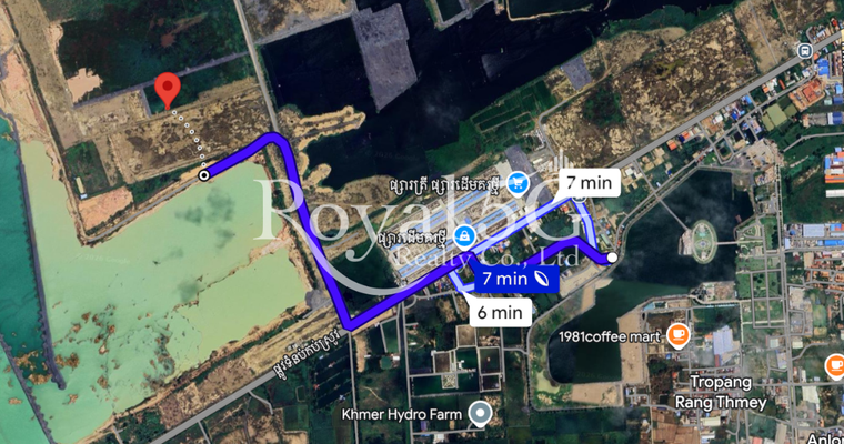 Land for Sale in Kob Srov 3min from New Deum Kor Market