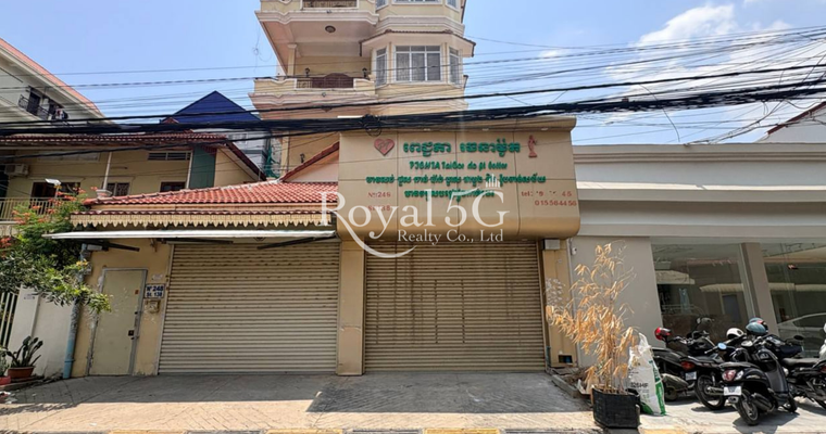 ផ្ទះអាជីវកម្មសម្រាប់ជួល - Shophouse For Rent