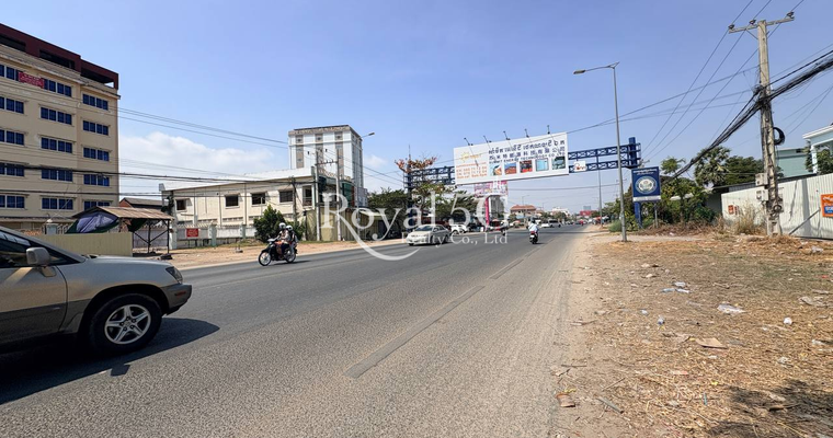 Land For Rent National Road1 Sangkat Veal Sbov Khan Chbar Ampov