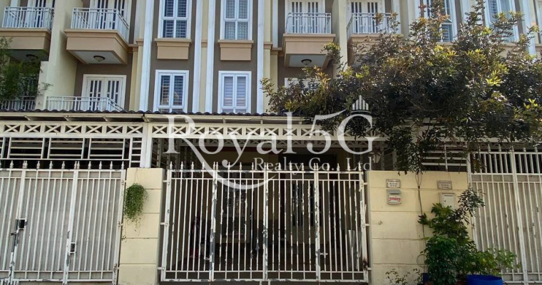 Link  house for rent at Borey The Mekong Royal  6A