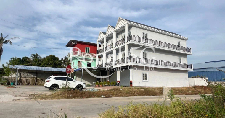 Corner house with 2 units for Rent and Sale on National Road 42