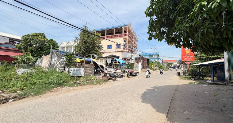 Land For Sale or Rent Sangkat Nirouth Khan Chbar Ampov