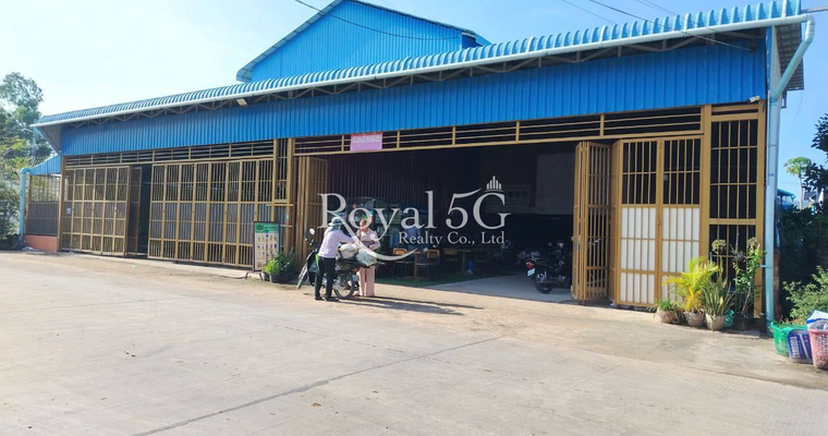 Land and Warehouse For Sale Srok Ang Snoul Kandal Province