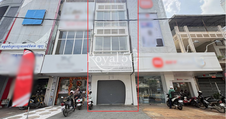 House For Rent On Mao Tse Toung street Khan Chamkarmon