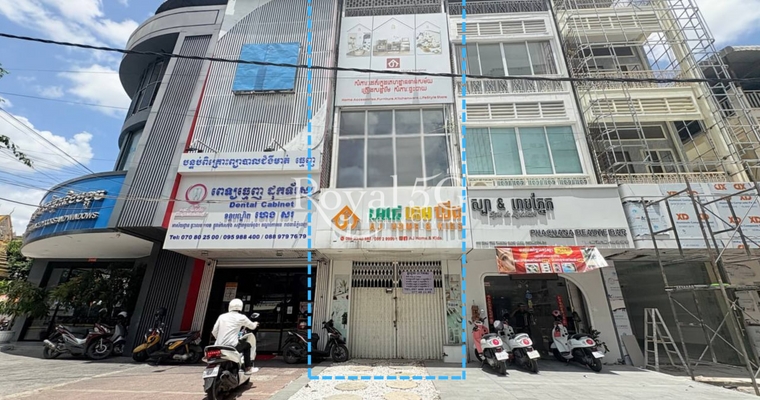 Shophouse For Rent Mao Tse Toung Blvd Khan Chamkar Mon