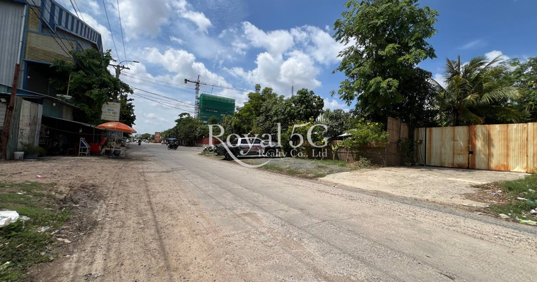 Land For Rent Sangkat Kiloumaetr Lekh Prammuoy  khan Russey keo