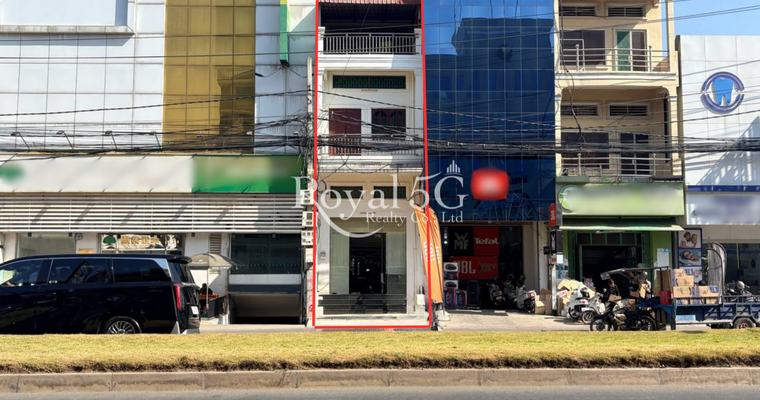 Shophouse For Rent at Sangkat Nirouth Khan Chbar Ampov