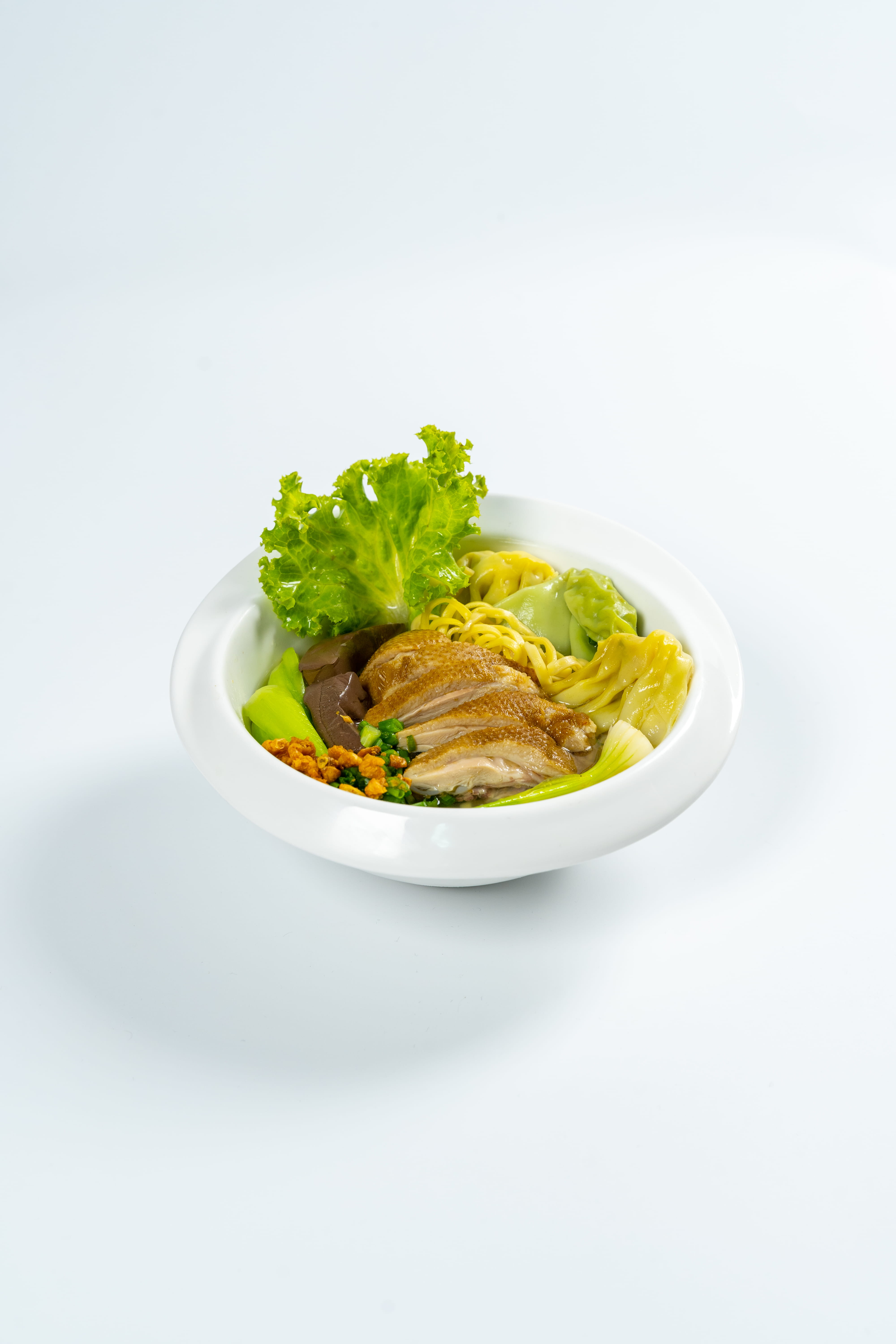 DUCK PAK LOV AND WONTON NOODLE SOUP